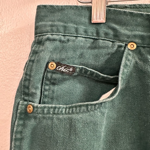 Chic green straight leg jeans - Picture 3 of 7